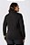 Blusa Plus Size Preta Em Malha Tricot Com Gola Alta E Detalhe De Botões Frontais - 13930 - Imagem 2