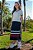 Conjunto De Saia Azul Com Listra Off White E Vermelha Em Moletinho - 9984005 - Imagem 5