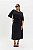 Conjunto De Saia Midi Preta Em Crepe Com Detalhe Dourado Elegance All Curves - 091281 - Imagem 1