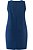 Vestido Plus Size Azul Com Estampa Frontal Sem Manga E Decote Redondo - C0378 - Imagem 3