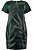 Vestido Plus Size Verde Em Viscopoly Com Elastano E Estampa Frontal Em Crepe - C0379 - Imagem 2