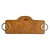 Travessão Vazado Estreito de Couro na Cor Caramelo - Imagem 1