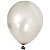 Balões Metalizado Prata Bexigas Cintilantes Super Brilhantes 10 Polegadas - 25 Unidades - Imagem 3