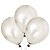 Balões Metalizado Prata Bexigas Cintilantes Super Brilhantes 10 Polegadas - 25 Unidades - Imagem 1