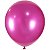 Balões Metalizado Fucsia Bexigas  Cintilantes Super Brilhantes 10 Polegadas Pacote 25 Unidades - Imagem 3