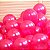 Balões Metalizado Fucsia Bexigas  Cintilantes Super Brilhantes 10 Polegadas Pacote 25 Unidades - Imagem 4