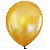 Balão Bexiga Cintilante Dourada Ouro 10 Polegadas Pacote 25 Unidades - Imagem 3