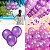 Bexiga Balão Metalizado Cintilantes Roxo Violeta Super Brilhantes 10 Polegadas Com 25 Unidades - Imagem 2