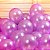 Bexiga Balão Metalizado Cintilantes Roxo Violeta Super Brilhantes 10 Polegadas Com 25 Unidades - Imagem 4