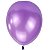 Bexiga Balão Metalizado Cintilantes Roxo Violeta Super Brilhantes 10 Polegadas Com 25 Unidades - Imagem 3
