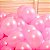 Bexiga Balão Metalizado Cintilantes Rosa Pink Super Brilhantes 10 Polegadas Com 25 Unidades - Imagem 4