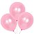 Bexiga Balão Metalizado Cintilantes Rosa Pink Super Brilhantes 10 Polegadas Com 25 Unidades - Imagem 1