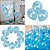 Bexiga Balão Perolizado Cintilantes Azul Claro Super Brilhantes 10 Polegadas Com 25 Unidades - Imagem 2