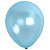 Bexiga Balão Perolizado Cintilantes Azul Claro Super Brilhantes 10 Polegadas Com 25 Unidades - Imagem 3