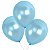 Bexiga Balão Perolizado Cintilantes Azul Claro Super Brilhantes 10 Polegadas Com 25 Unidades - Imagem 1