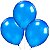 Bexiga Balão Metalizado Cintilantes Azul Escuro Super Brilhantes 10 Polegadas Com 25 Unidades - Imagem 1