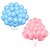 Kit Chá Revelação Decoração - Balão Boy E Girl + Balões Bexigas Rosa E Azul 25 Unidades Cada - Imagem 4