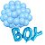 Kit Chá Revelação Decoração - Balão Boy E Girl + Balões Bexigas Rosa E Azul 25 Unidades Cada - Imagem 2