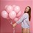 Balão Bexiga Candy Color Rosa Claro Pacote 25 Unidades - Imagem 4
