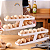 Porta Ovos geladeira rolante Bandeja Organizador suporte 14 Ovos Branco - Imagem 3