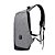 Mochila para Notebook Anti-Furto Roubo Impermeável Saída Usb Tablet Laptop Escolar Cinza - Imagem 6
