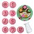 Kit Carimbo de Brigadeiro Doces Letras Fofas Docinhos Números Essenciais Coração Estrela - Imagem 9