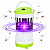 Luminária Mata-Mosquito LED UV Silenciosa Bivolt Fix - Imagem 1