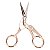 Tesoura Cegonha Reta Rose Gold - Imagem 1