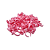 Anel Plástico Descartável Rosa Raso 100 unidades - Imagem 1