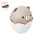Lixeira de Mesa de Plástico Redonda Urso Marrom TRC0740 - Imagem 1
