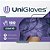 Luva Descartável Látex Purple Roxa Com Pó Unigloves - Imagem 3