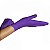 Luva Descartável Látex Purple Roxa Com Pó Unigloves - Imagem 2