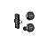 Microfone de Lapela Magnético 2 Em 1 Lightning e Type-C 38D Preto - Imagem 3