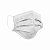 Máscara Tripla Descartável Branca Polybag Medix Brasil 50 unidades - Imagem 1
