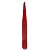 Pinça de Sobrancelha Staleks Expert Pro 11 Chanfrada Vermelha TE-11-4 - Imagem 4
