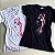 Camiseta Baby Look Cabelo Rosa 100% Poli Viscose - Imagem 1