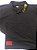 CAMISA POLO PRETA BORDADO EM DOURADO - Imagem 2