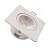 SPOT LED EMBUTIR QUADRADO BRANCO 5W 6500K KIAN - Imagem 2