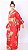 Kimono Longo Hanabi Vermelho - Imagem 1