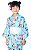 Kimono Infantil Azul Kokeshi - Imagem 2