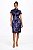 VESTIDO CHINES AZUL MARINHO - Imagem 1