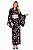 KIMONO LONGO SAKURA PRETO - Imagem 1