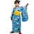 Kimono Infantil Florado Azul - Imagem 3