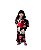 Kimono infantil Hello Kitty 18 Preto - Imagem 2