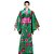 Kimono Longo Chita Verde - Imagem 1