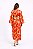 Kimono Longo Brocado Vermelho - Imagem 2