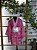 Kimono Curto Brilho Rosa - Imagem 1