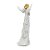 Imagem Anjo Floral Pombo Branco Resina 24 cm - Imagem 8