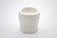 Castiçal Cilindro Renda Branco Porcelana 7 cm - Imagem 3