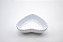 Mini Travessa Coração Branco Cerâmica 7 cm - Imagem 3